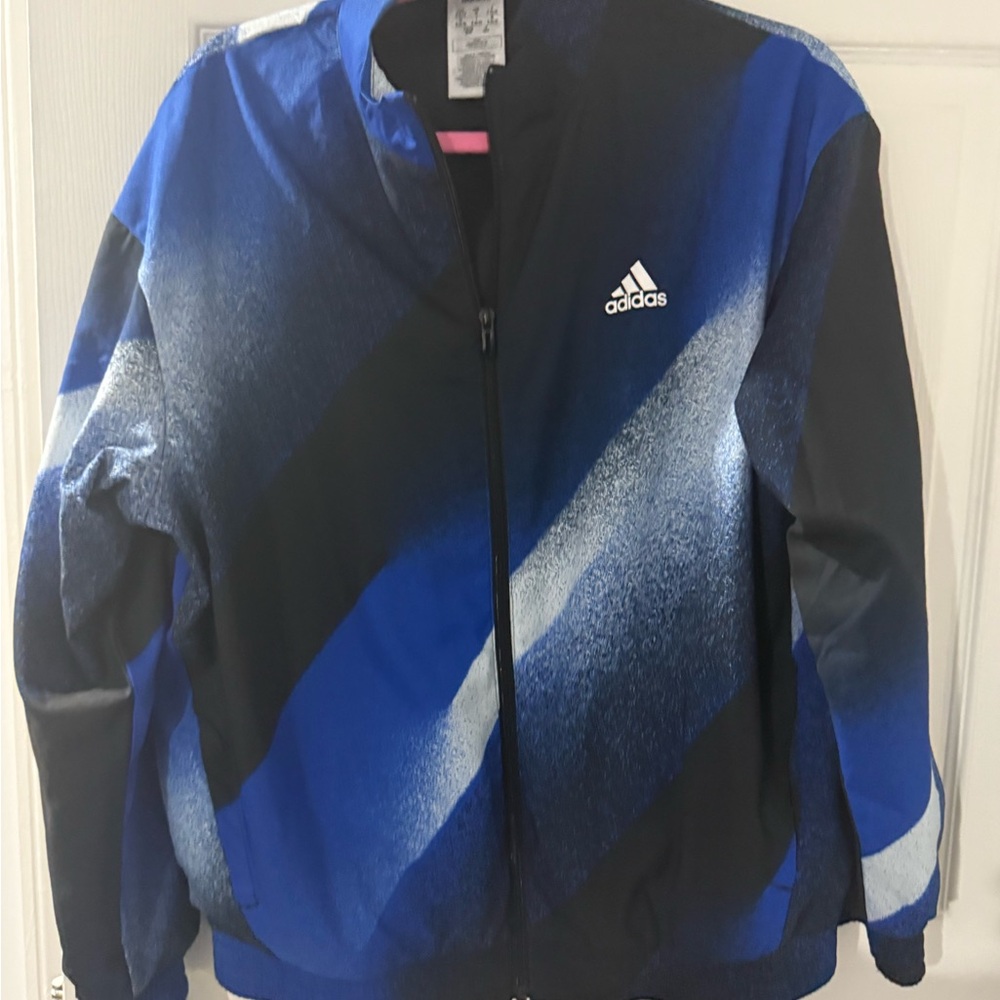 Adidas Dynamic Blue and Black Jacket
